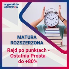 Warsztat Rajd po Punktach: Ostatnia Prosta do +80%